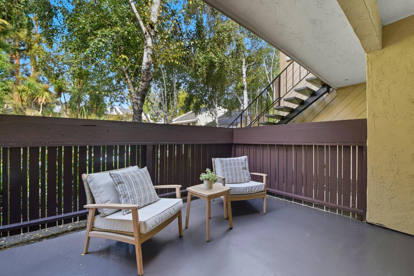 1485 De Rose Way, Unit 123 San Jose, CA 95126 - Photo 17 of 21 a view of a two chairs in the roof deck