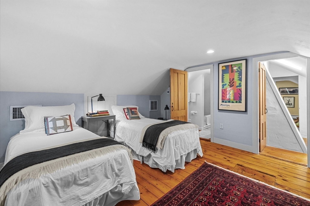 6 Rachael's Lane Duxbury, MA 02332 - Photo 30 of 42 a bedroom with two beds and a lamp