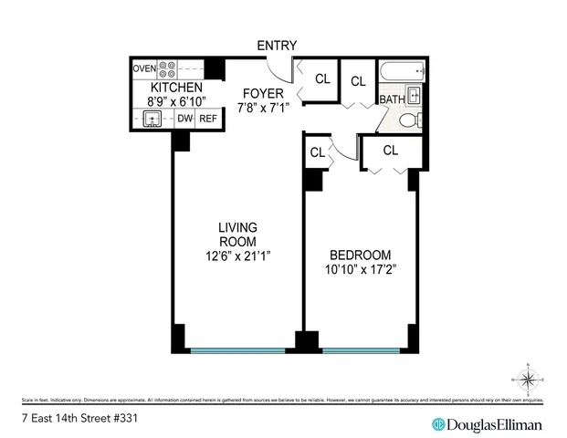 $1,190,000 | 7 East 14th Street, Unit 311 | Flatiron
