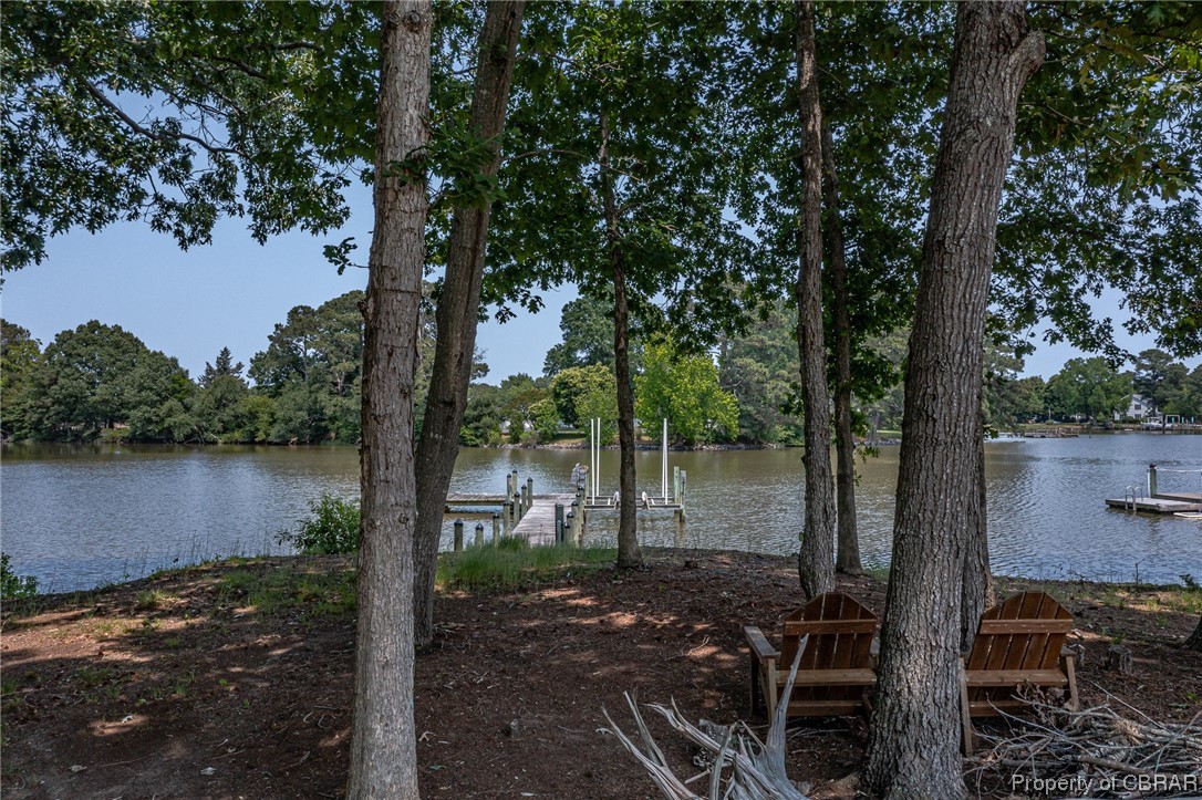 Lot 5 Grove Point Road Kilmarnock, VA 22482 - Photo 10 of 12 Pier with Boat Lift