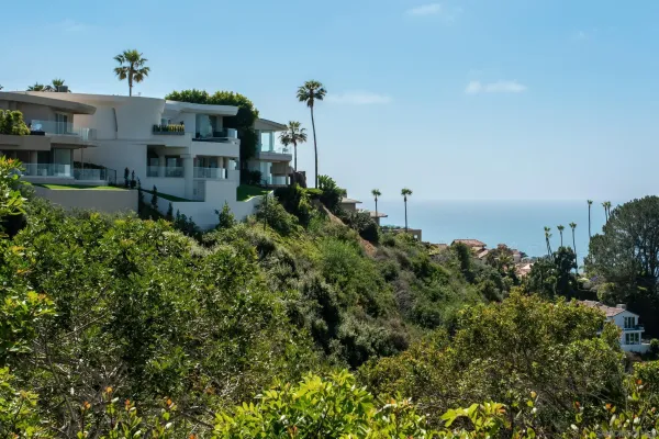 a view of a city with tall buildings