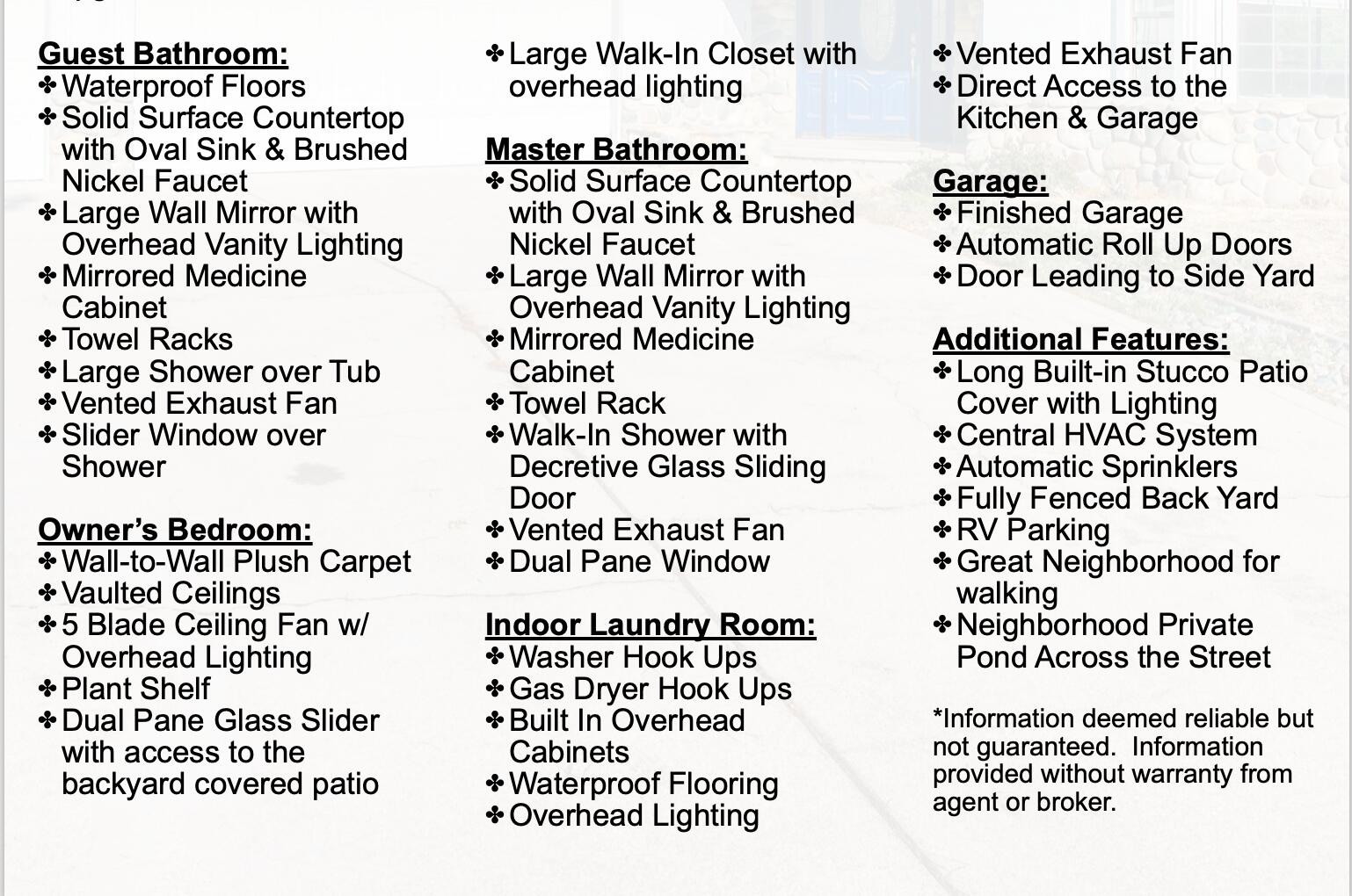 3493 Nathan Drive Anderson, CA 96007 - Photo 34 of 35 Nathan Upgrades Sheet 2