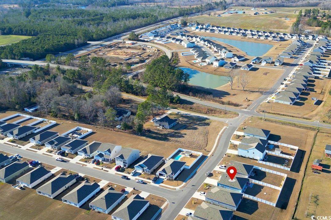 127 Clover Walk Drive Conway, SC 29526 - Photo 2 of 36 Drone / aerial view with a water view