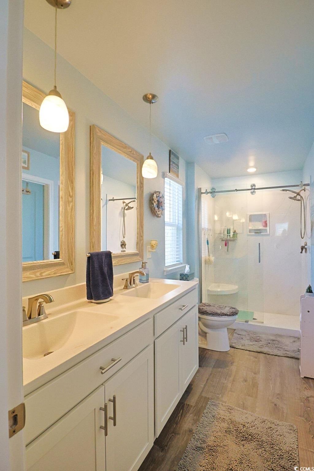 127 Clover Walk Drive Conway, SC 29526 - Photo 26 of 36 Full bathroom with double vanity, a sink, a shower