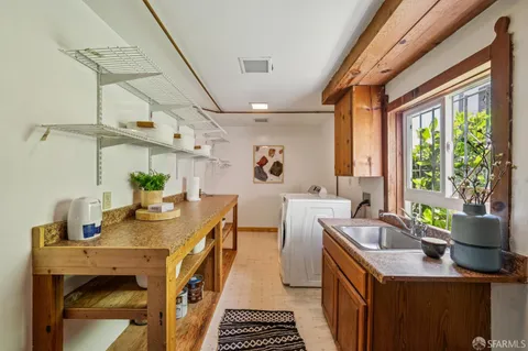 a outdoor view with a sitting space