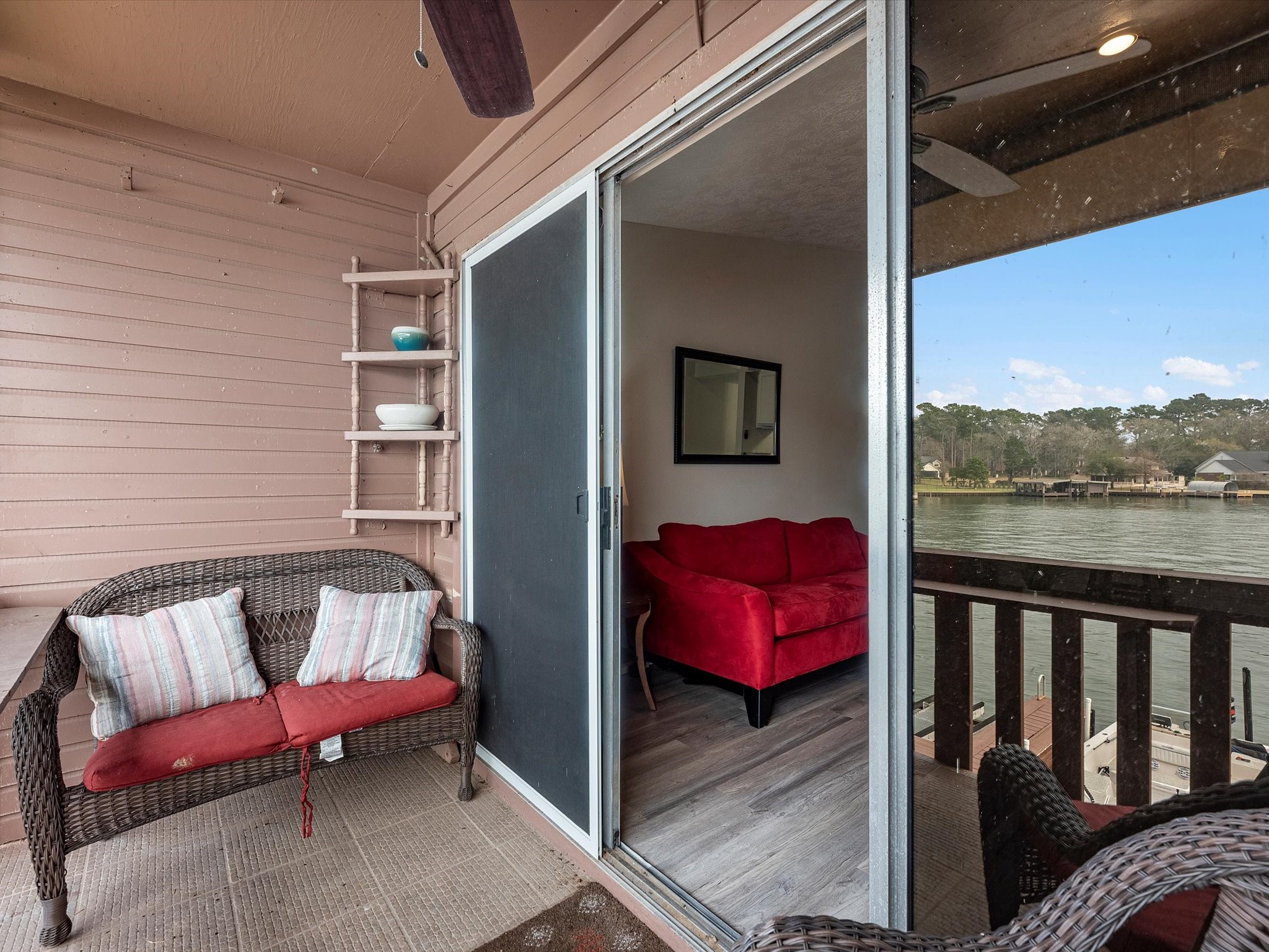 801 River Road, Unit 114F Montgomery, TX 77356 - Photo 20 of 25 a balcony with furniture and view of balcony