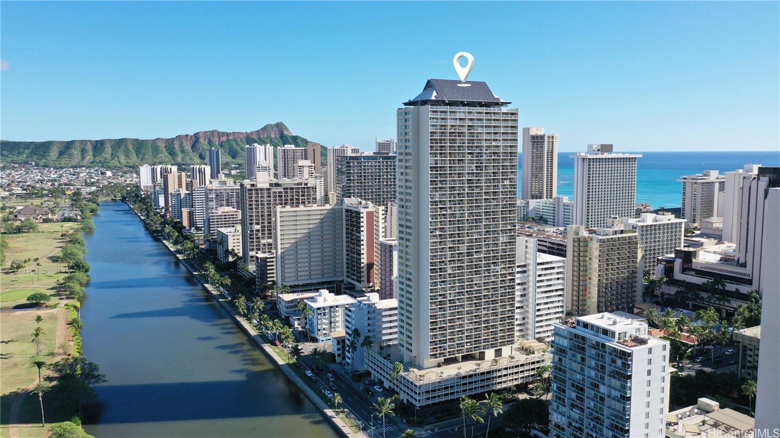 445 Seaside Avenue, Unit 2006 Honolulu, HI 96815 - Photo 22 of 23 a view of city with tall buildings