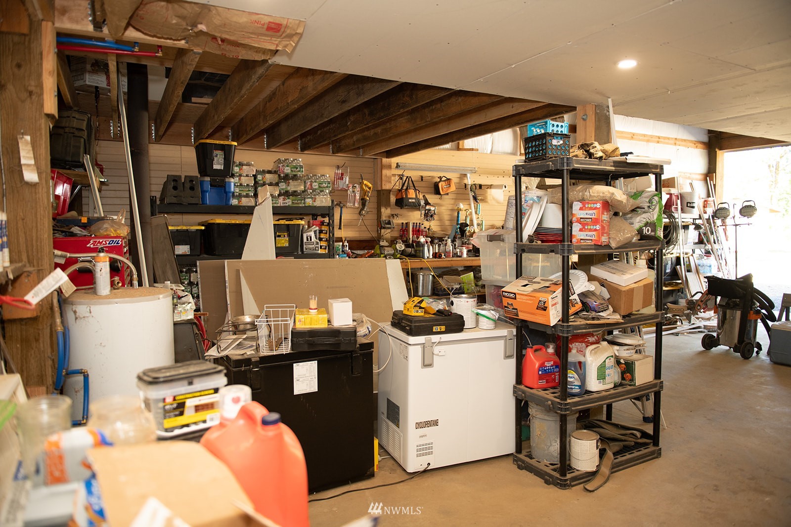 650-38 Logan Hill Road Chehalis, WA 98532 - Photo 18 of 36 a view of a storage room with racks air hockey table