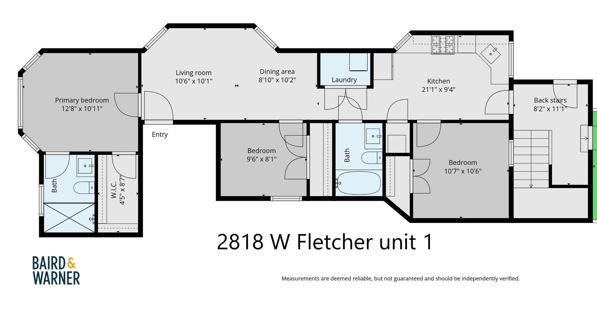 2818 West Fletcher Street, Unit 1 Chicago, IL 60618 - Photo 4 of 18 a picture of a book and a bed