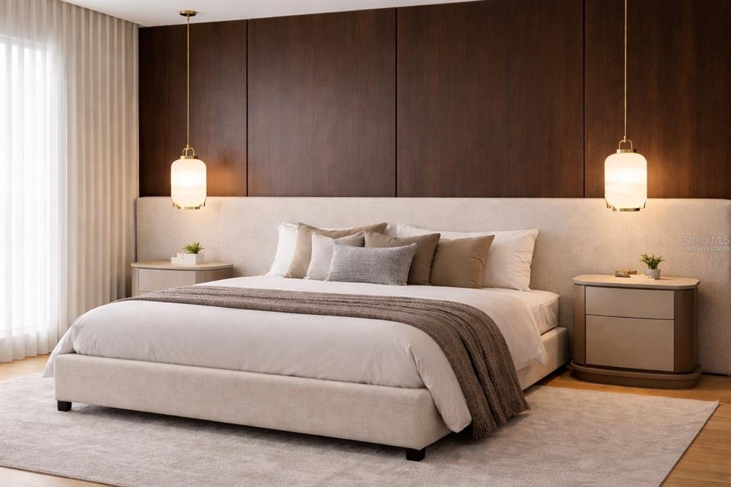 581 Hibiscus Way Longboat Key, FL 34228 - Photo 6 of 12 a bedroom with a bed and a night stand