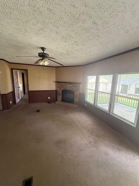 681 Smithville Road Sarepta, LA 71071 - Photo 3 of 39 a view of empty room with a ceiling fan
