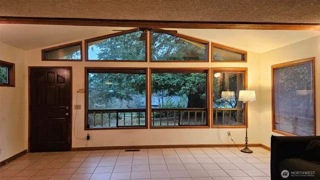 a view of front door of house