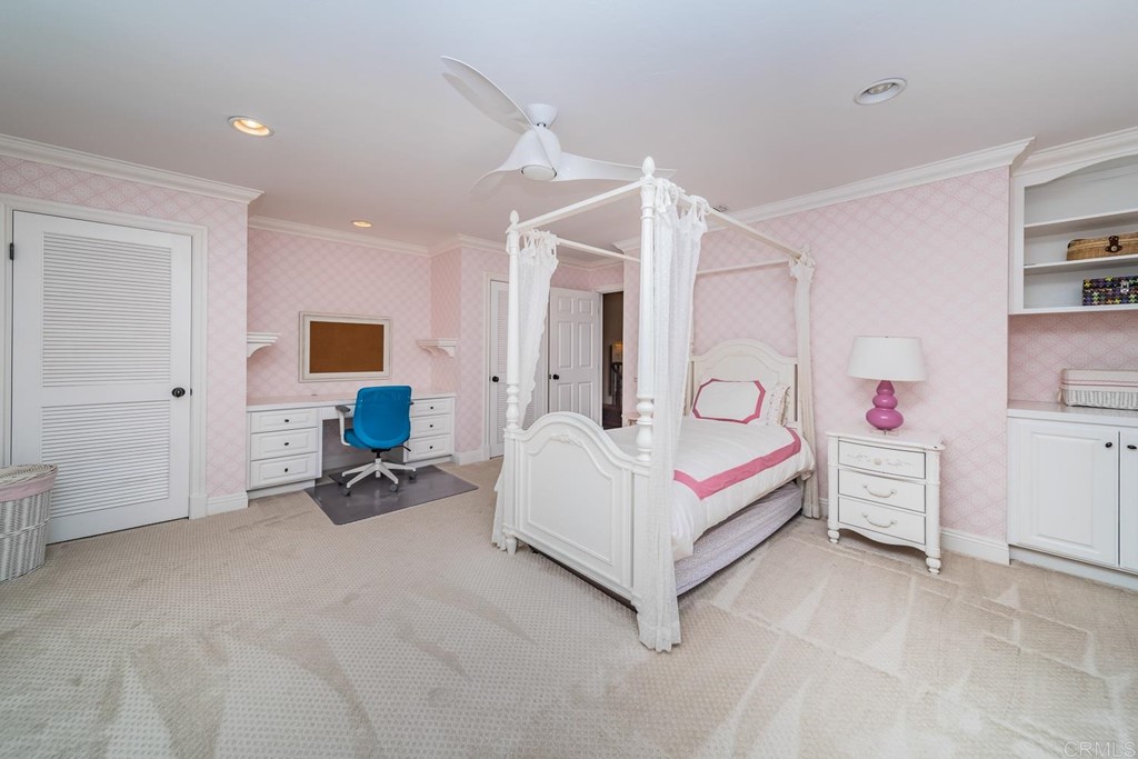 7695 Hillside Drive La Jolla, CA 92037 - Photo 24 of 39 Large Bedroom Peek Ocean Views