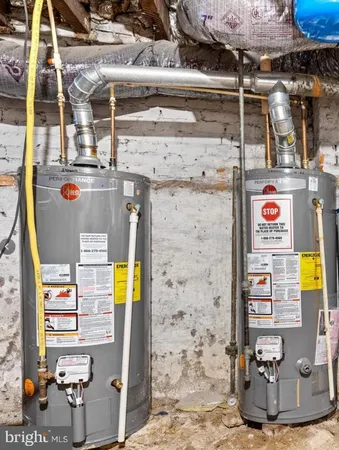 a view of water heater room