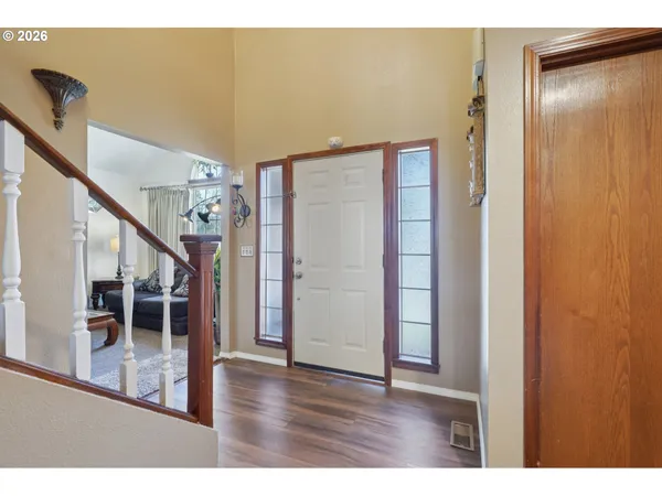 a view interior of a house and wooden floor