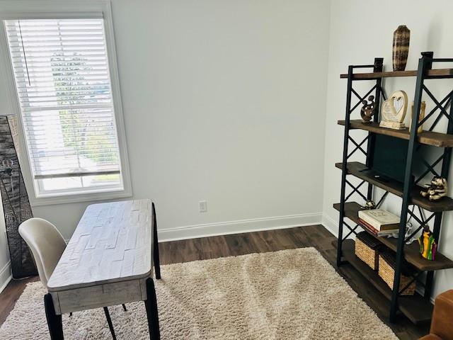 5236 Riden Court Buford, GA 30518 - Photo 27 of 41 a view of a workspace with furniture and a window