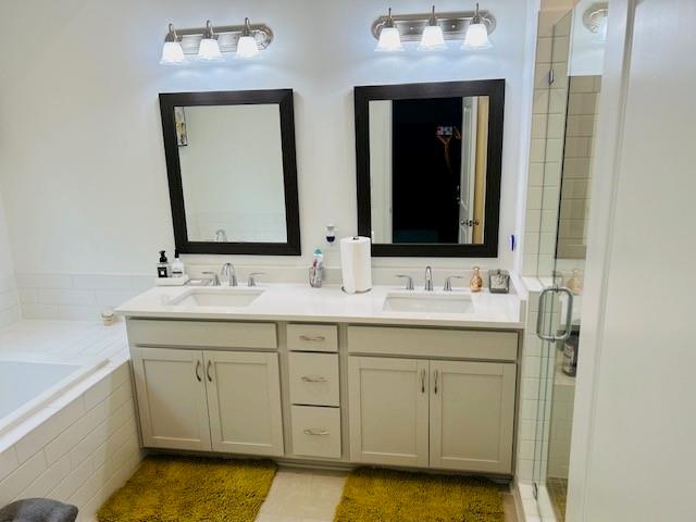 5236 Riden Court Buford, GA 30518 - Photo 34 of 41 a bathroom with a sink and a mirror