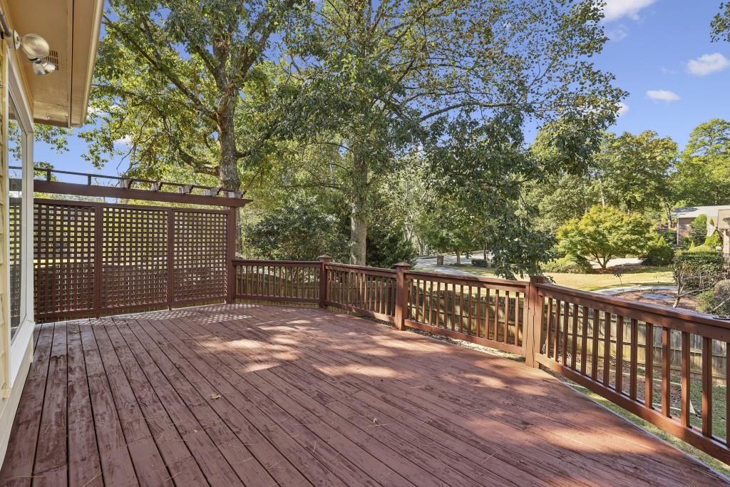 4972 Vermack Road Atlanta, GA 30338 - Photo 24 of 46 a balcony with wooden floor
