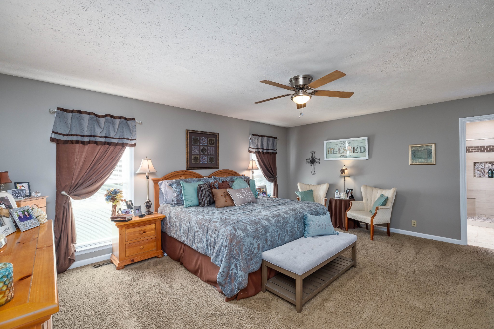 232 Trice Road Lebanon, TN 37087 - Photo 26 of 43 a bedroom with furniture and a large window