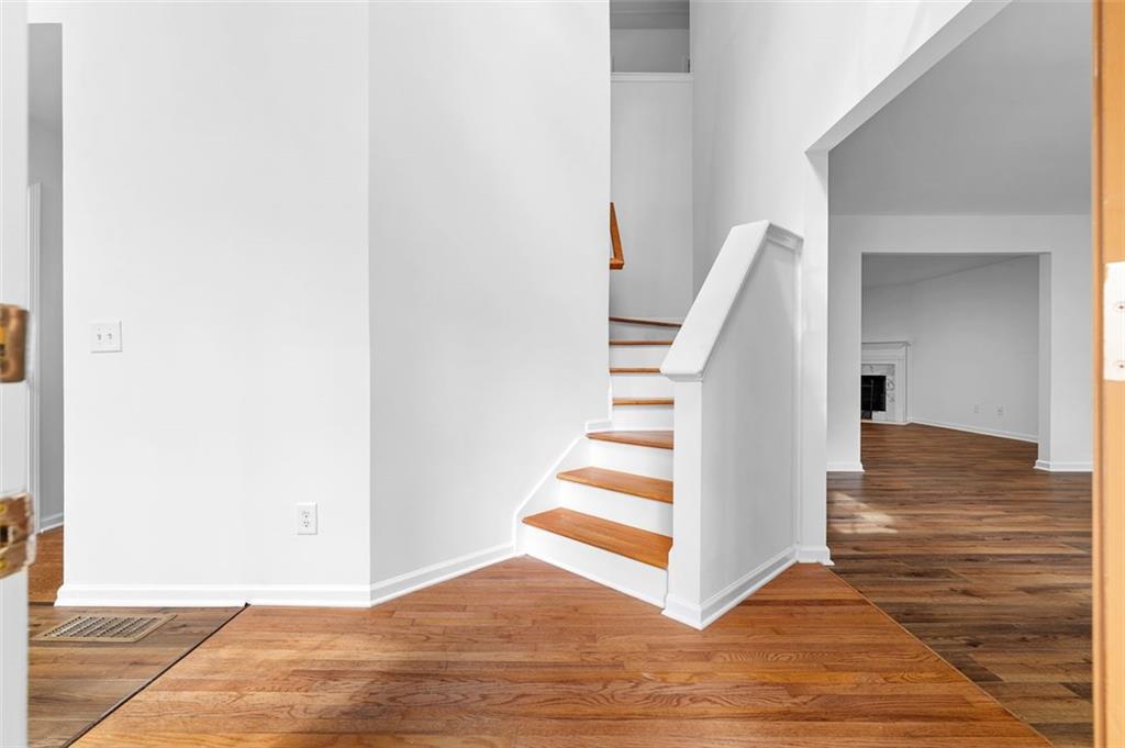 80 Castle Court Ellijay, GA 30540 - Photo 8 of 39 a view of entryway and hall with wooden floor