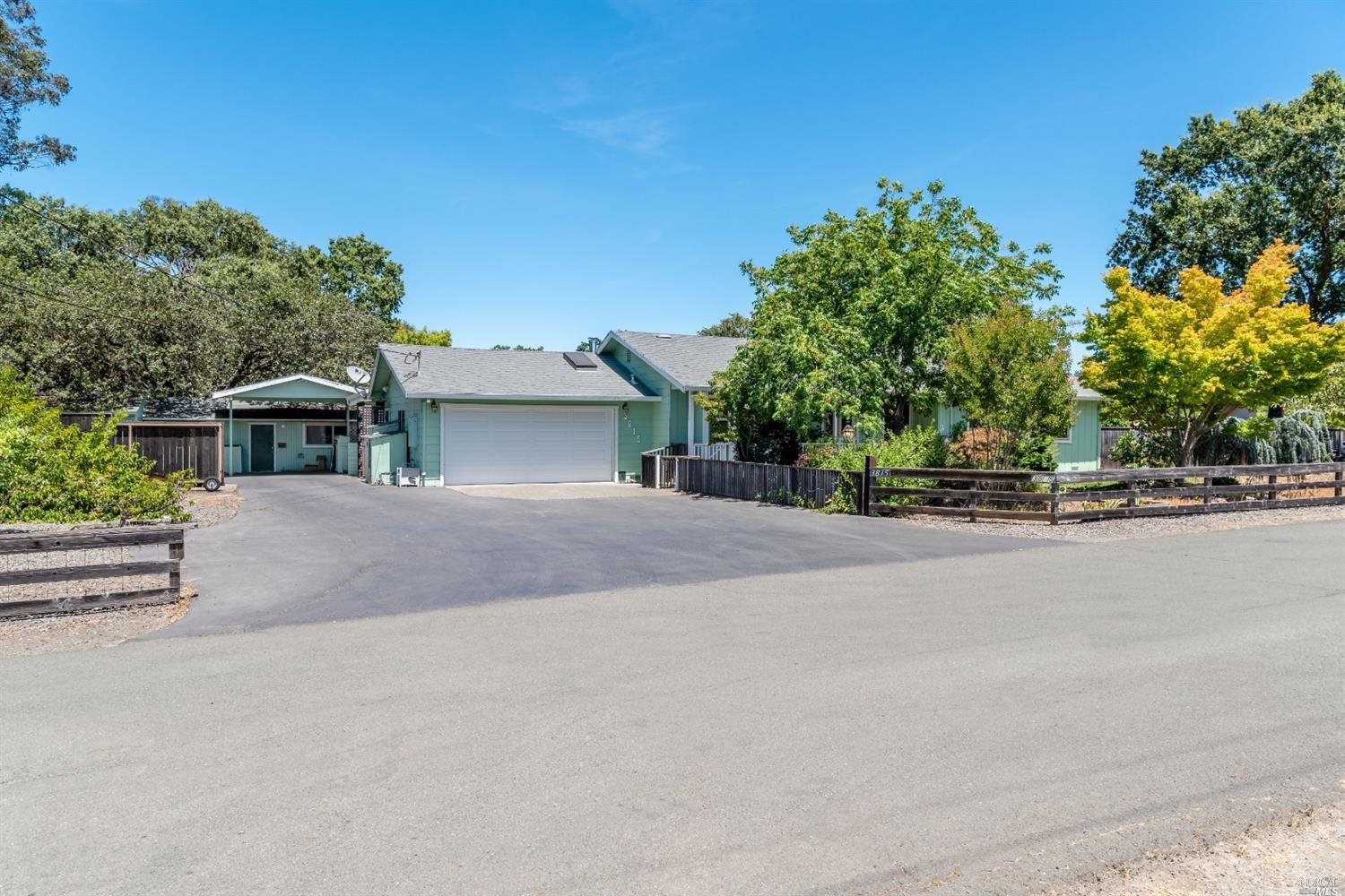 3815 Selvage Road Santa Rosa, CA 95401 - Photo 1 of 1 front view of a house with a street