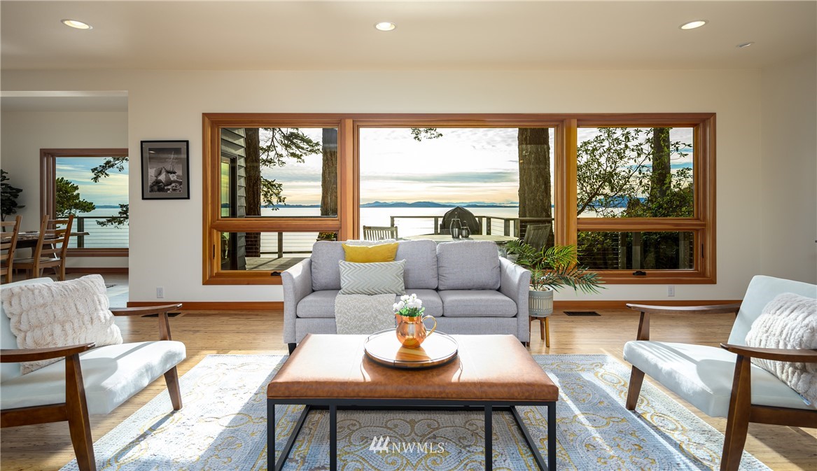 340 Cove Road Bellingham, WA 98229 - Photo 12 of 40 a living room with furniture and a large window