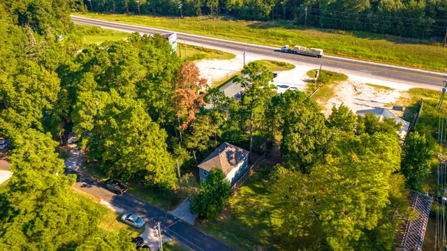 view of a house with a yard