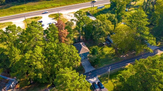 a view of swimming pool with a yard