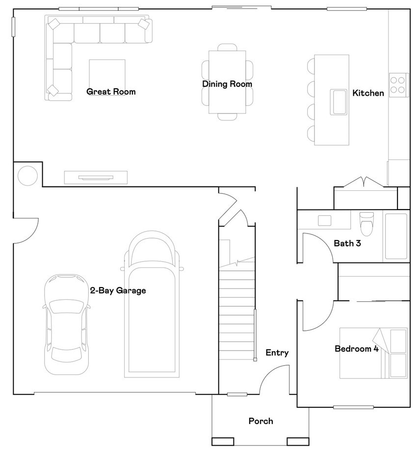 27892 Percussion Road Menifee, CA 92585 - Photo 24 of 25 Residence 1 - level 1 floorplan