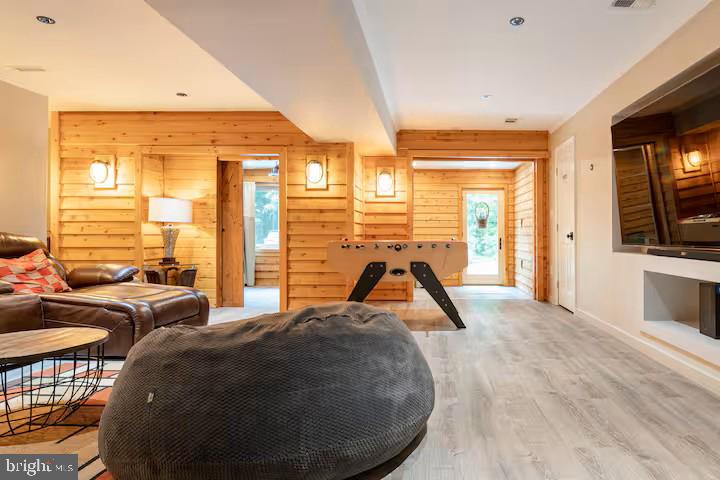 19319 Harmony Church Road Leesburg, VA 20175 - Photo 31 of 65 a bed room with two beds and a flat screen tv