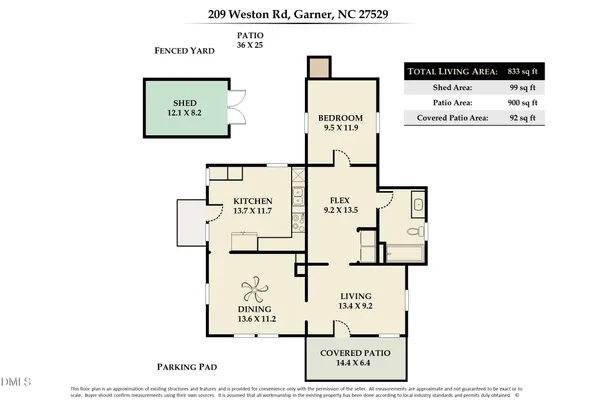 $239,900 | 209 Weston Road, Garner, NC 27529