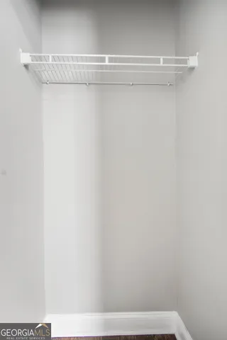 a view of a rack on the wall