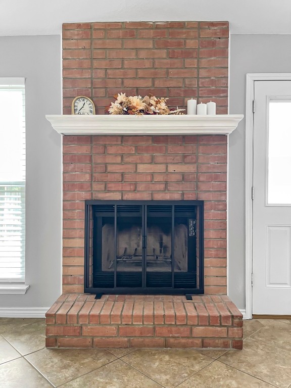 4701 High Pointe Drive Temple, TX 76502 - Photo 4 of 10 Detailed view of a fireplace and baseboards