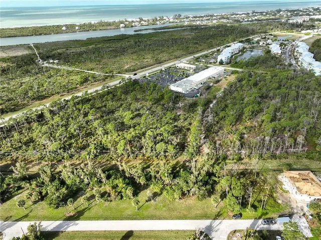 a view of an ocean and beach
