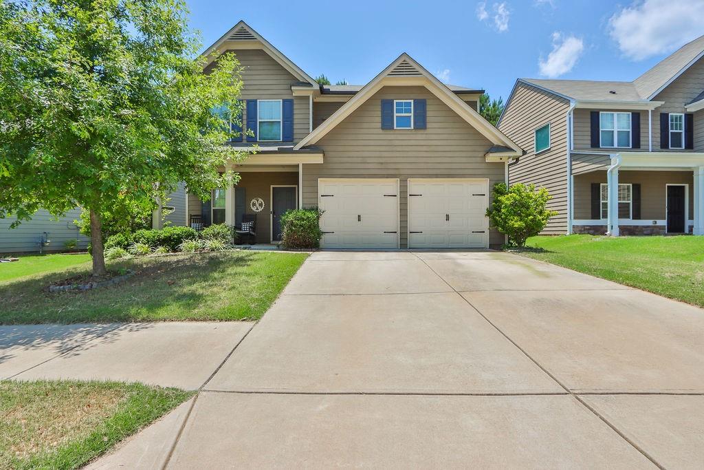 front view of house with a yard