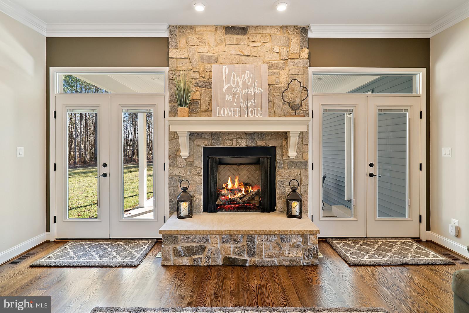 6055 Beach Road Midland, VA 22728 - Photo 16 of 50 stone fireplace hearth