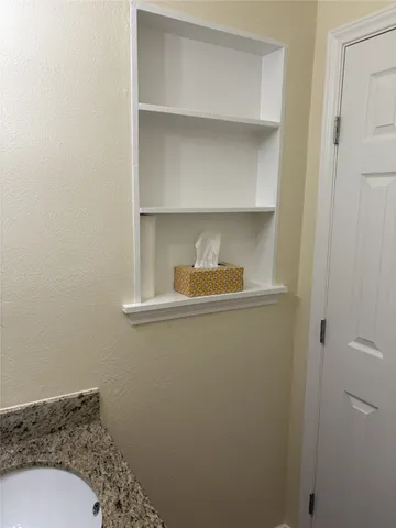 a bathroom with a sink