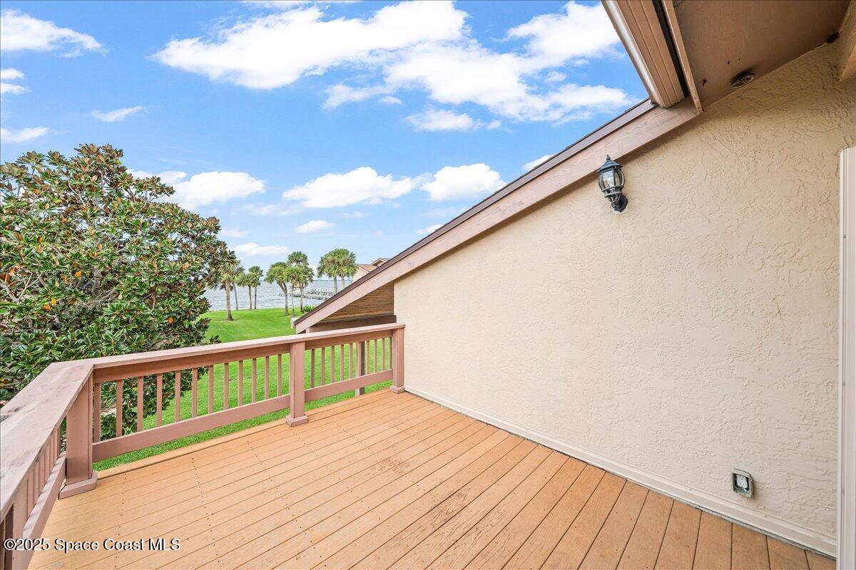 208 The Road, Unit C2 Melbourne Beach, FL 32951 - Photo 23 of 65 Balcony off primary watch the sunsets