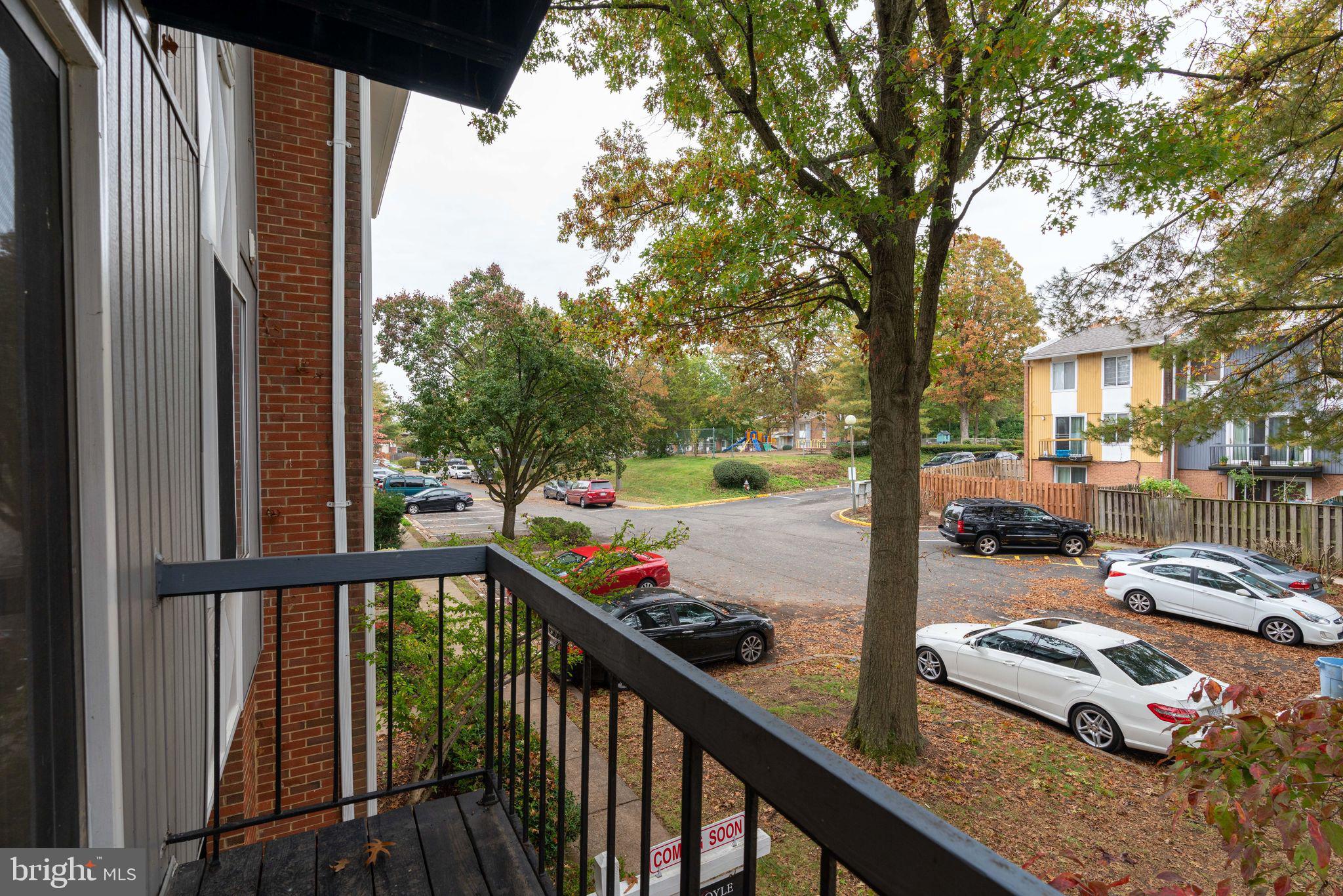 7037 Brocton Court Springfield, VA 22150 - Photo 13 of 40 Balcony off Kitchen
