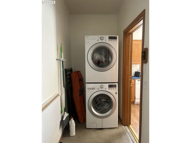 a view of a porch with a yard