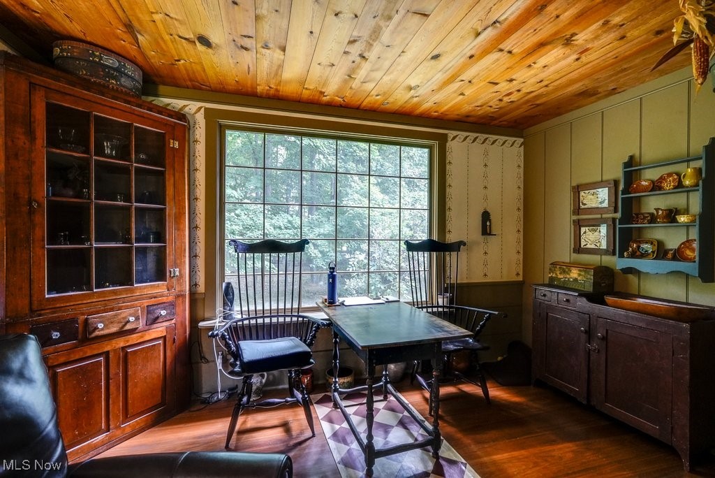 9699 Acme Road Rittman, OH 44270 - Photo 5 of 36 featuring wooden ceiling and hardwood / wood-style flooring