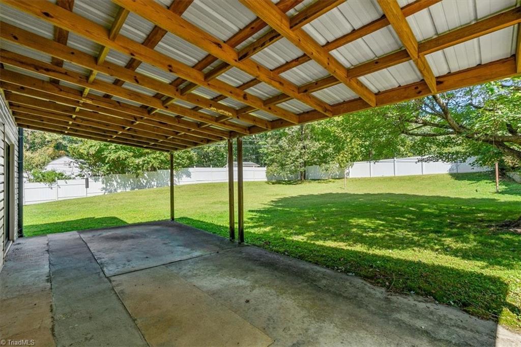 204 Rockspring Drive Thomasville, NC 27360 - Photo 33 of 39 Covered rear porch