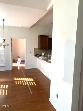 a view of living room with a flat screen tv