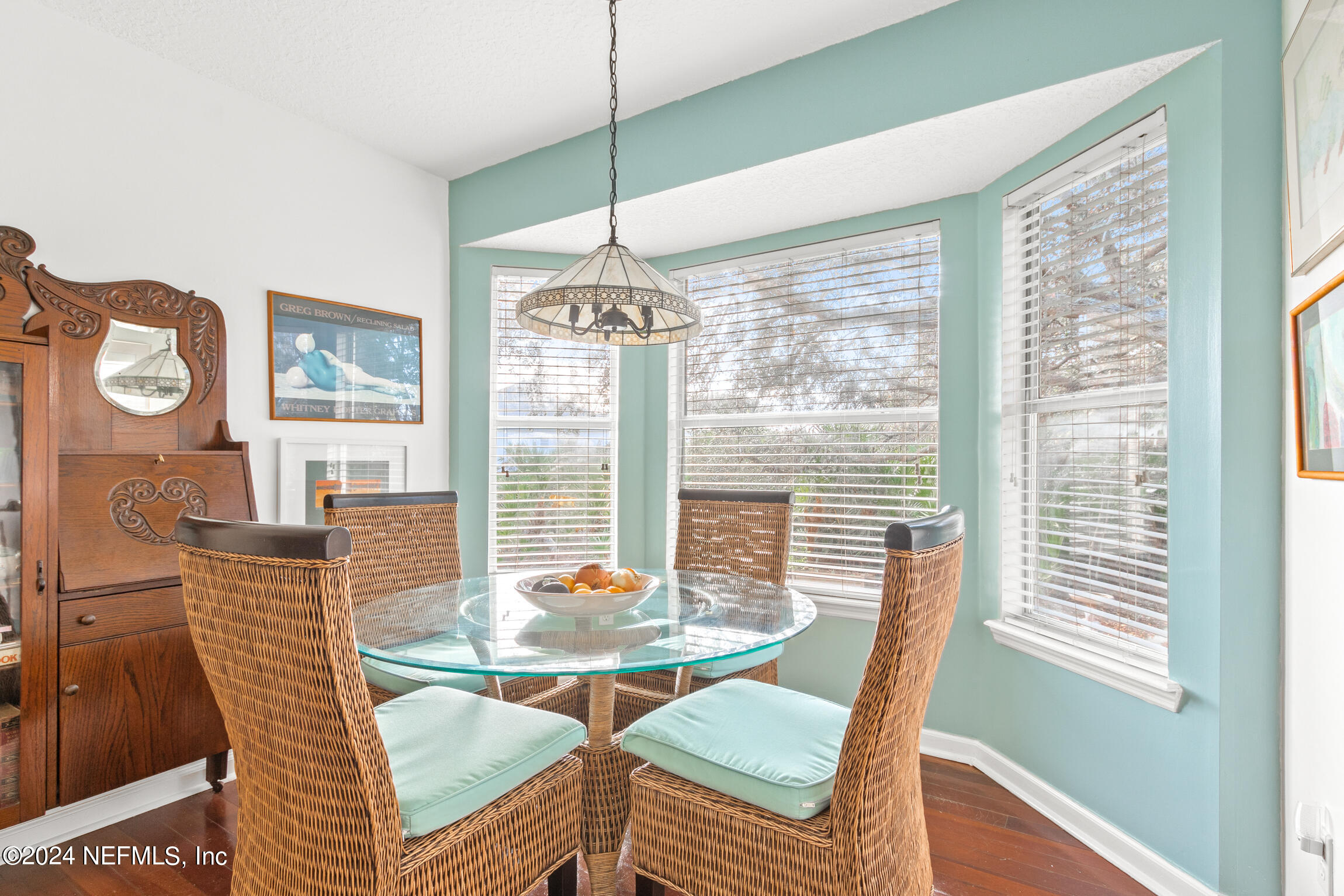 137 South Beach Drive St. Augustine, FL 32084 - Photo 17 of 41 a view of a dining room with furniture window and outside view