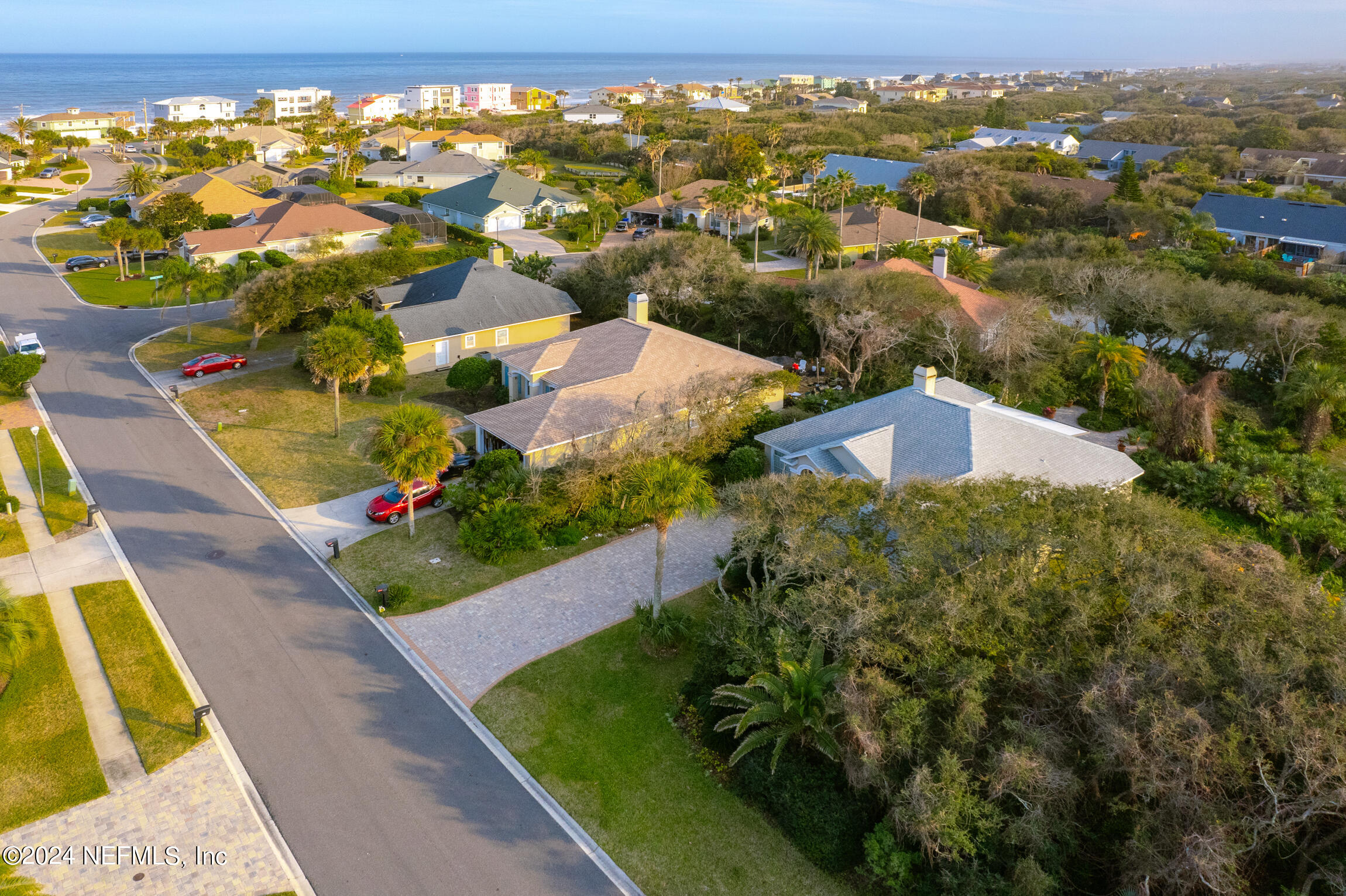 137 South Beach Drive St. Augustine, FL 32084 - Photo 37 of 41 an aerial view of residential houses with outdoor space