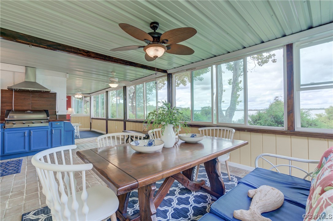 810 Jordan Point Road Hopewell, VA 23860 - Photo 49 of 50 Lower Level grill & patio enclosure