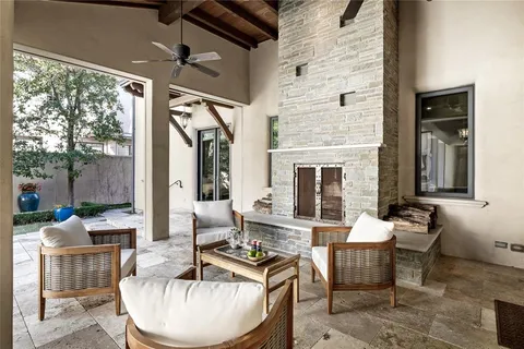 a view of room with large window