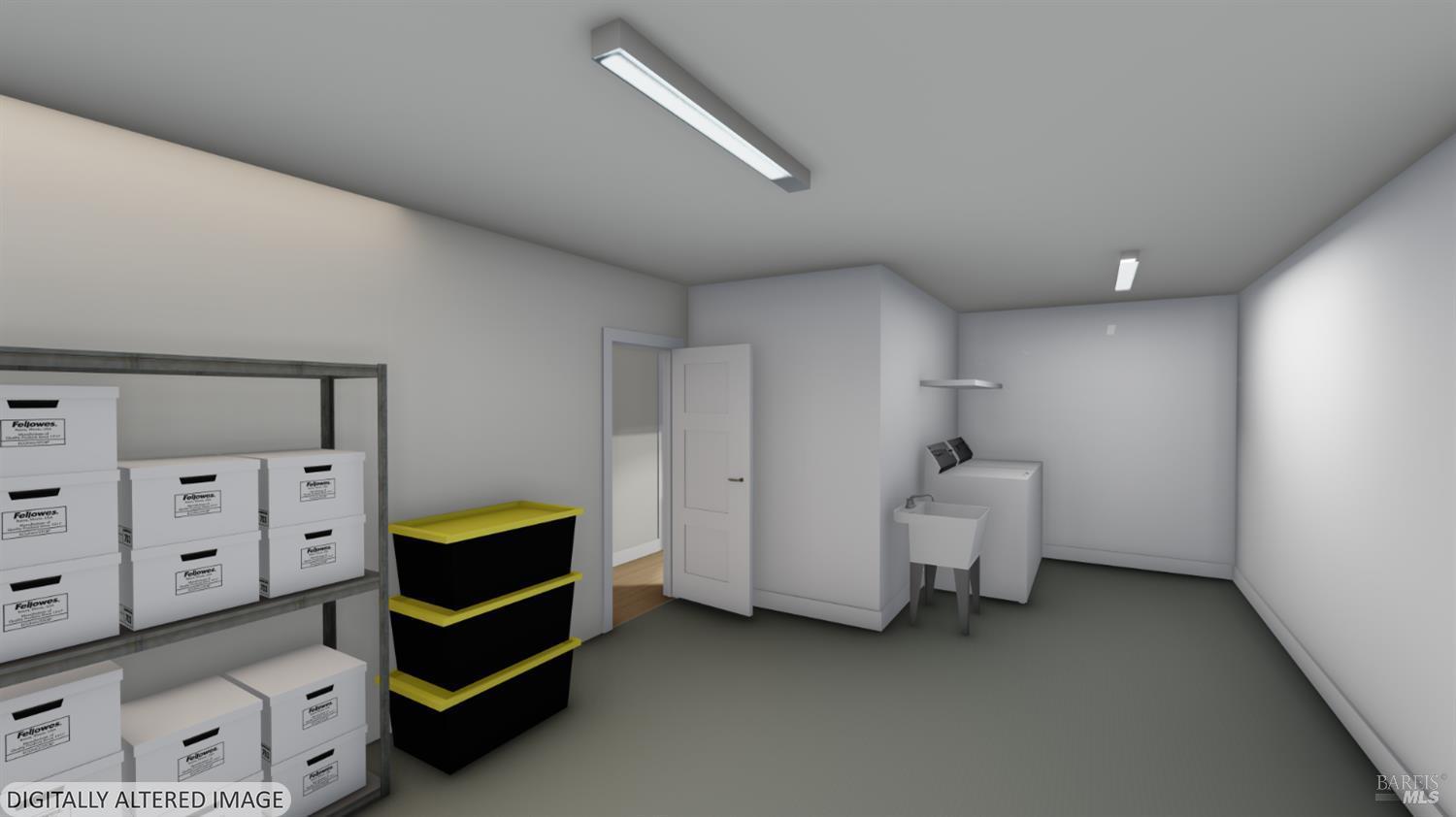 573 Wagnon Road Sebastopol, CA 95472 - Photo 64 of 68 Rendering of storage area on lower level.