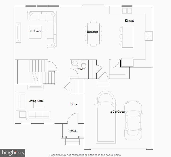 262 Short Branch Drive Ranson, WV 25438 - Photo 3 of 35 1st Floor Layout