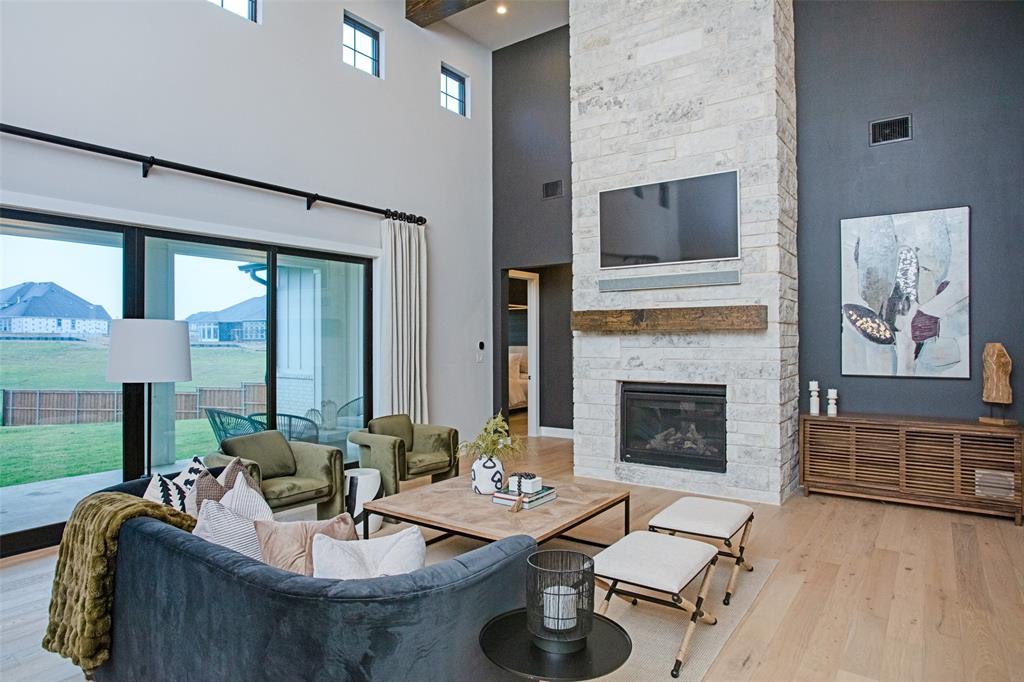 628 Verona Drive Haslet, TX 76052 - Photo 3 of 22 Another view of living room. Photo from model home.